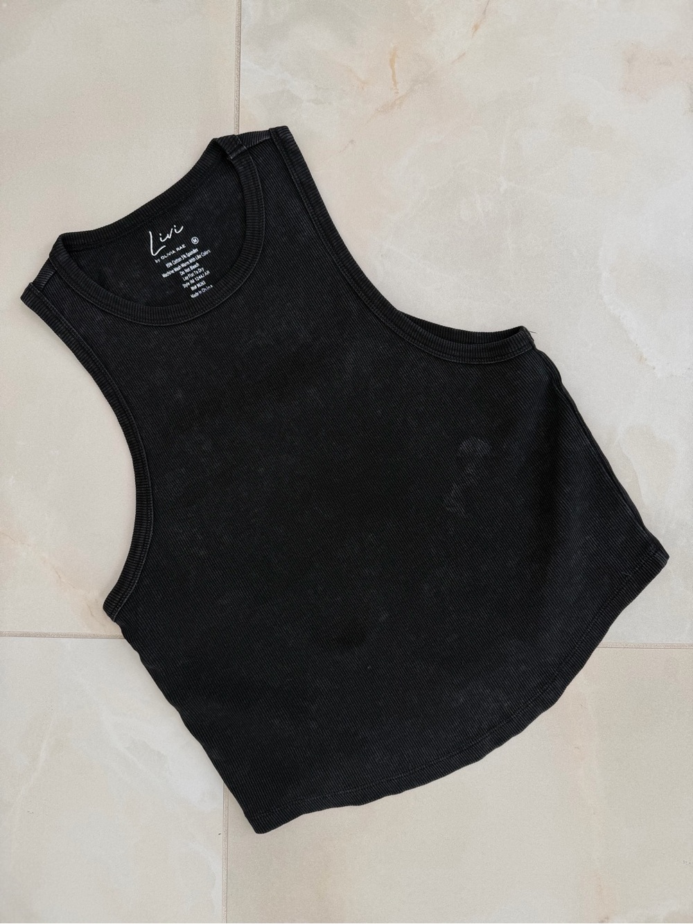 LIVI by OLIVIA RAE Ribbed Tank Top